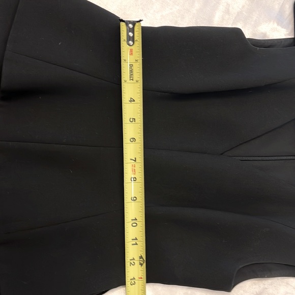 BCBG XS Black peplum top. - Picture 5 of 6